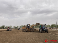 陕西榆林高原春耕忙