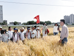 驻马店市农科院联袂东祥小学开展农业科